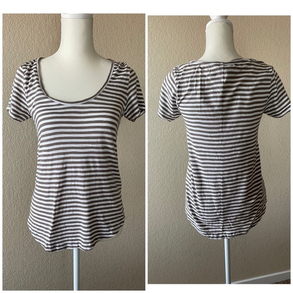 Banana Republic cotton/modal striped t-shirt - xs - Picture 1 of 2